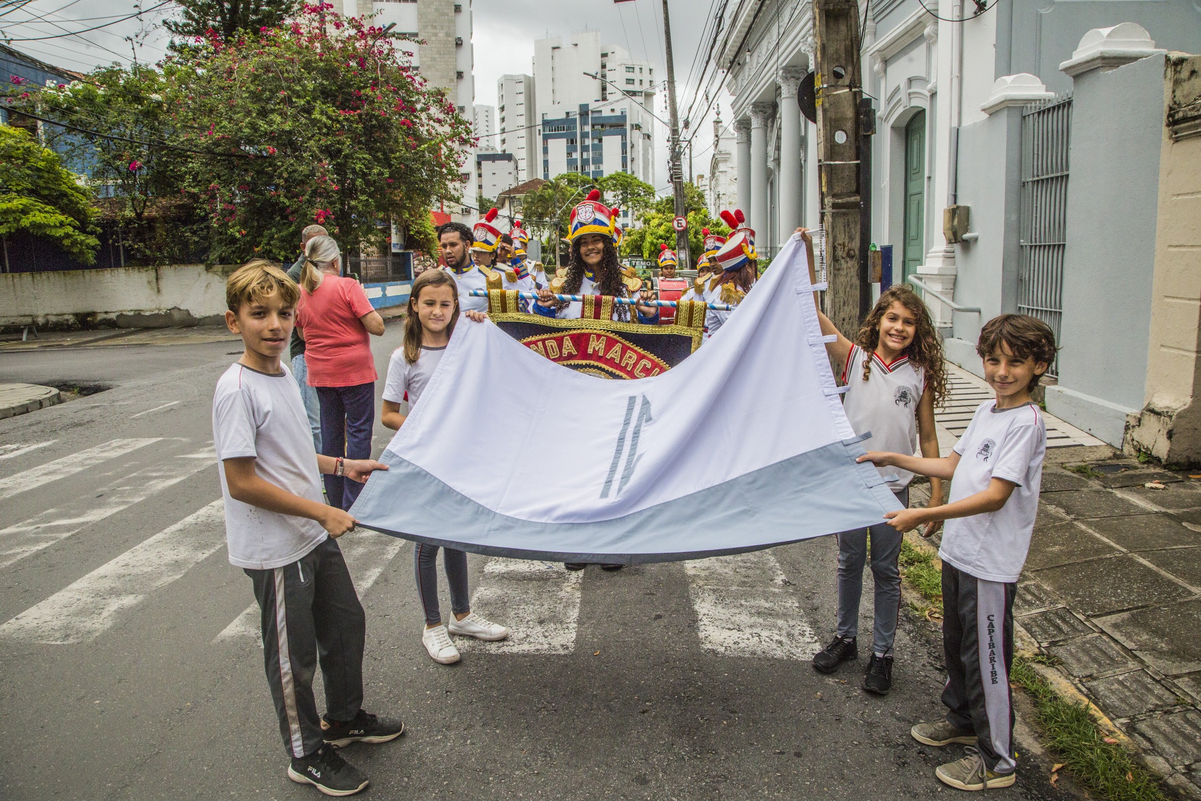 Banda Marcial do Ginásio Pernambucano se apresenta no IC